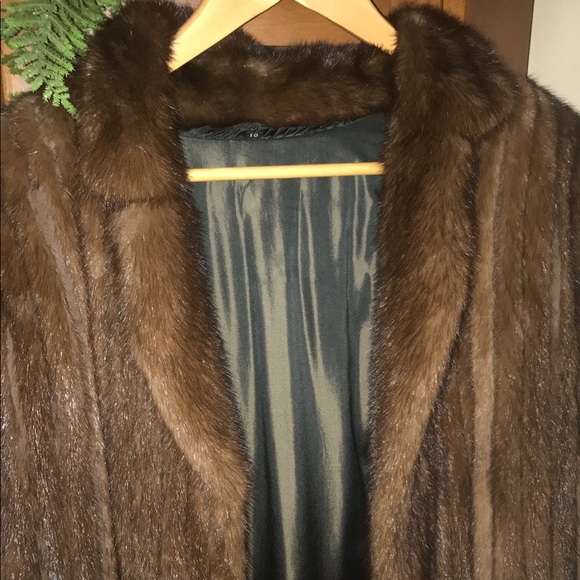 Authentic Mink Fur coat size 10 - Picture 2 of 7